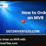 Order an MVR Training Video