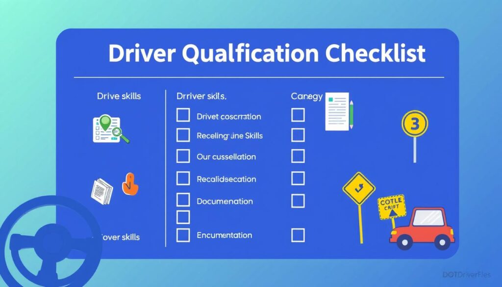 driver qualification checklist