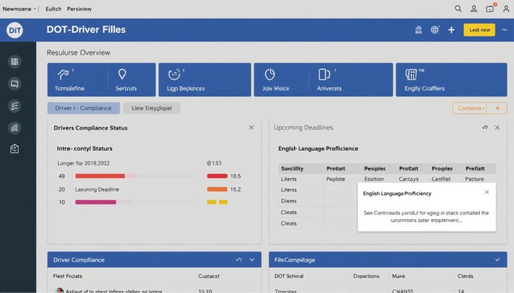 Dotdriverfiles Dashboard Showing Driver Compliance Status Dotdriverfiles Dashboard Showing Driver Compliance Status