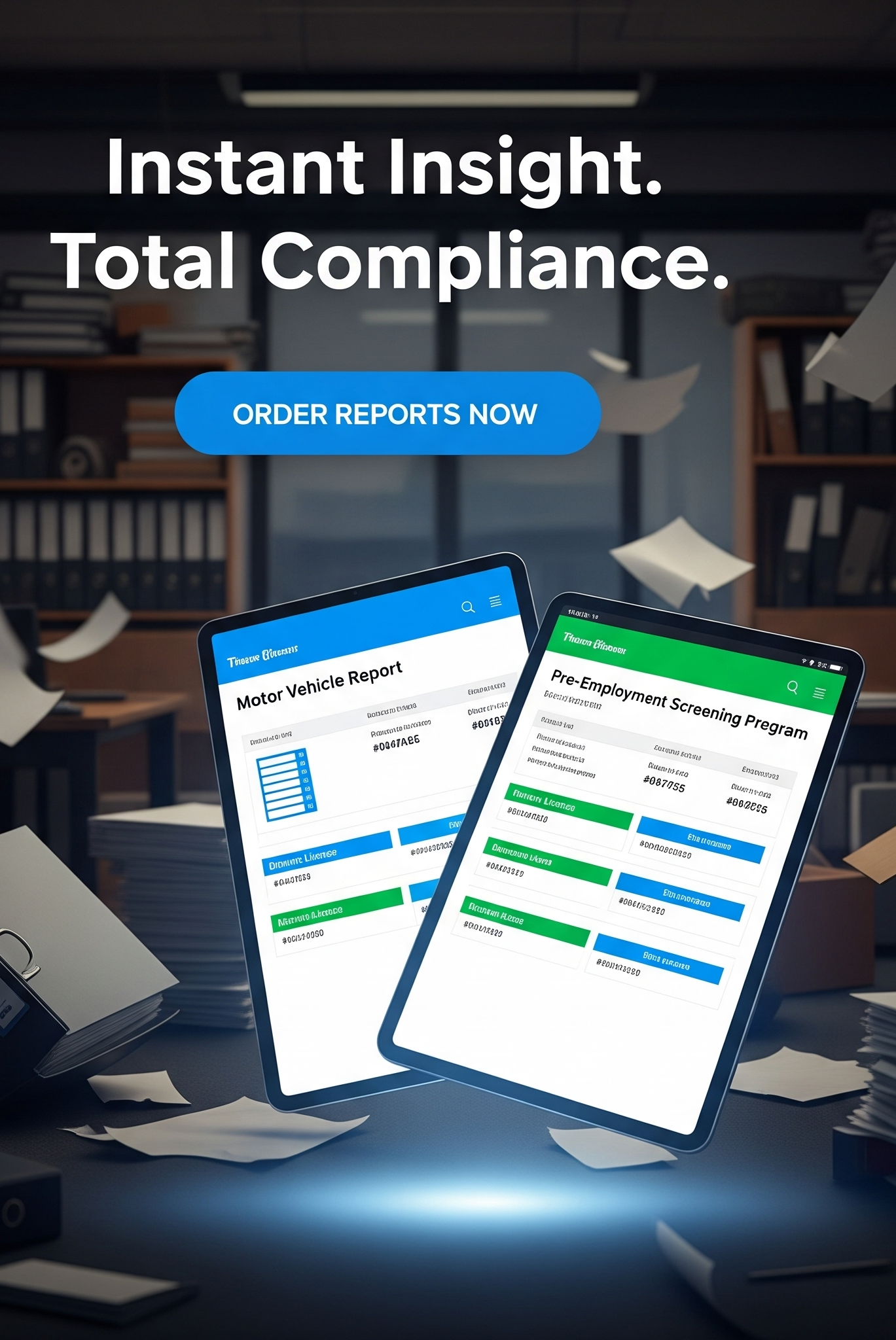 order mvr and psp reports